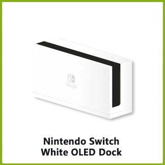 Nintendo Switch White OLED Dock Only Dust Cover