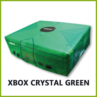 XBOX OG Crystal Green Console Dust Cover - Image 2
