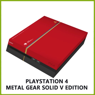 Playstation 4 / PS4 Metal Gear Solid V Console Dust Cover