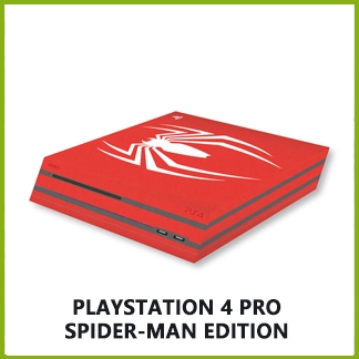 Playstation 4  / PS4 Spider-Man Pro Console Dust Cover (Vertical)